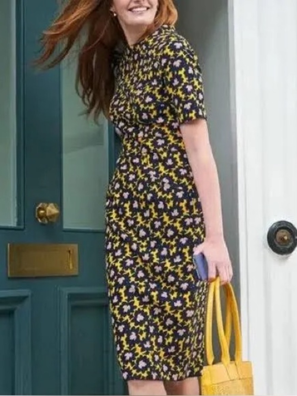 Boden Louise textured dress